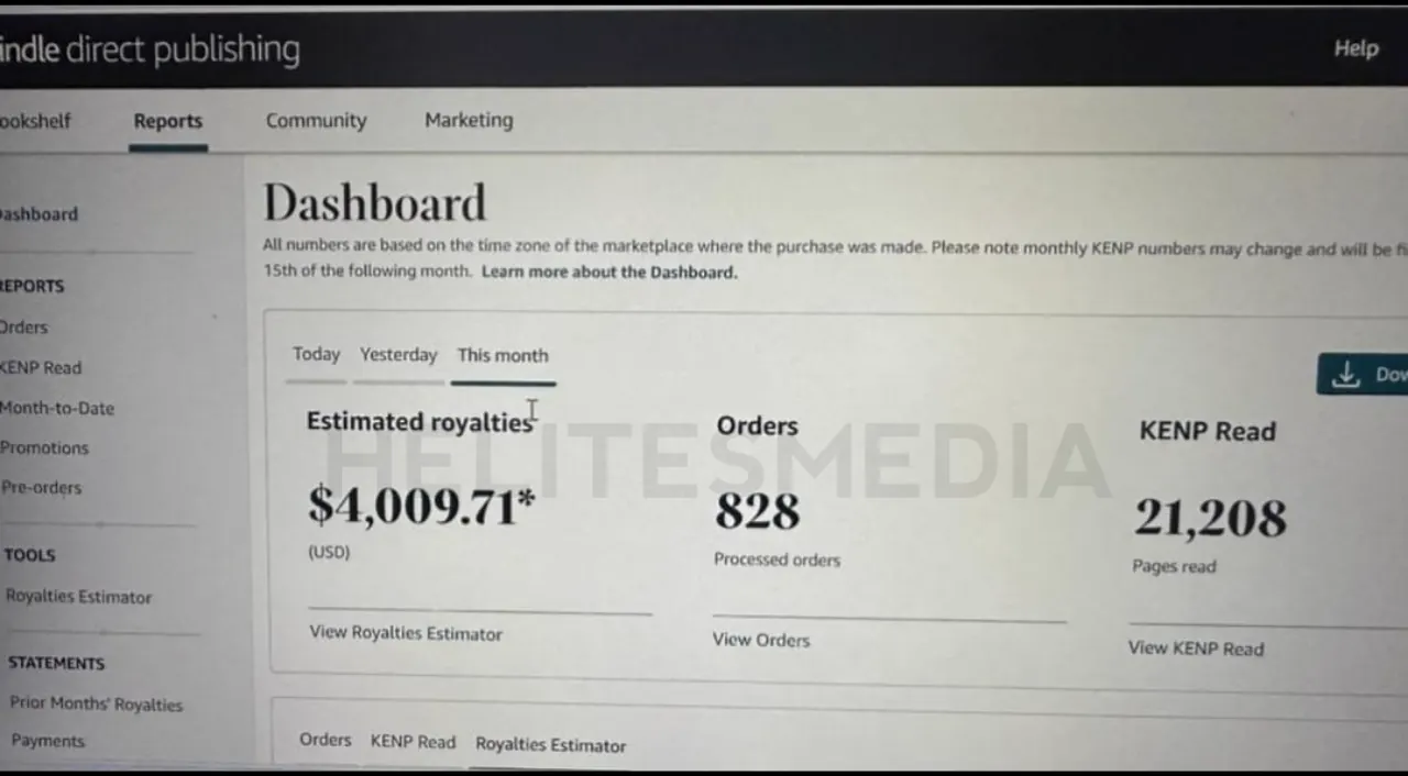 KDP Dashboard